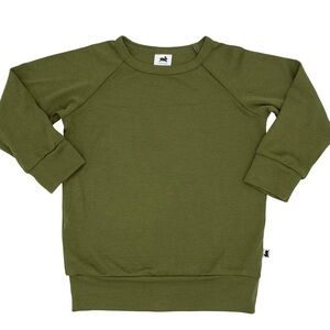 Dwelling apparel Olive Green Long Sleeve Pullover